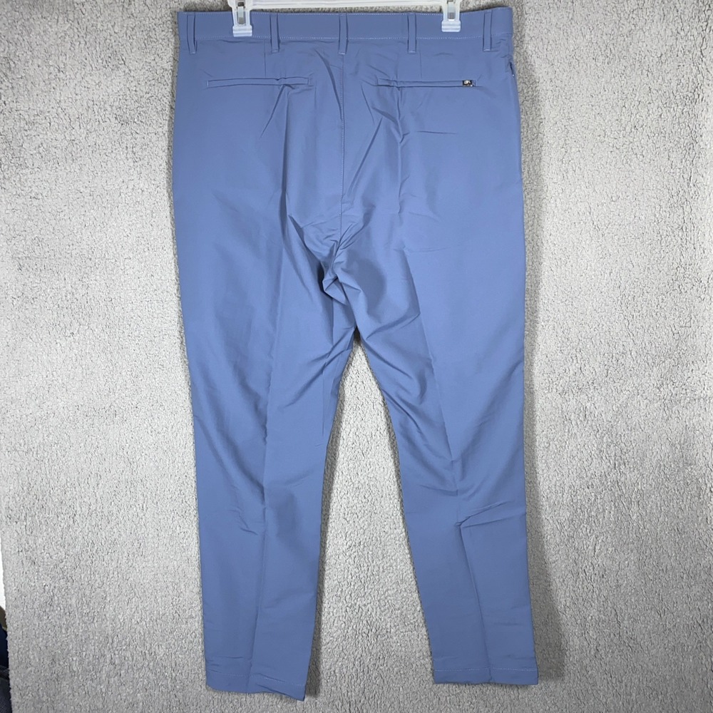 Banana Republic Men's 40x32 Flat Front Pant China Blue 100% Polyester - Picture 2 of 9